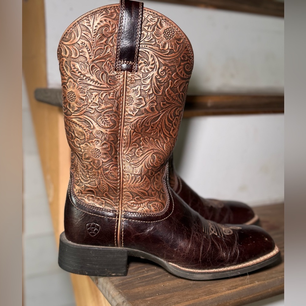Ariat Floral Western Boots